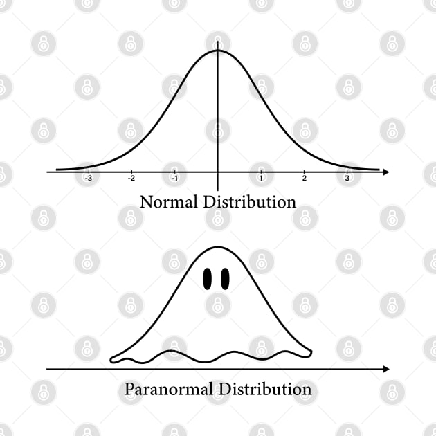 Normal Distribution, Paranormal Distribution Math Gift by ScienceCorner