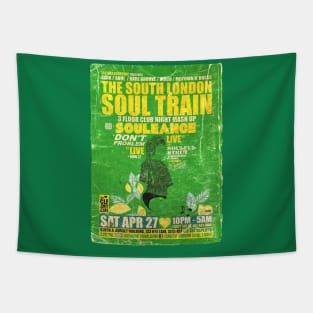 POSTER TOUR - SOUL TRAIN THE SOUTH LONDON 61 Tapestry