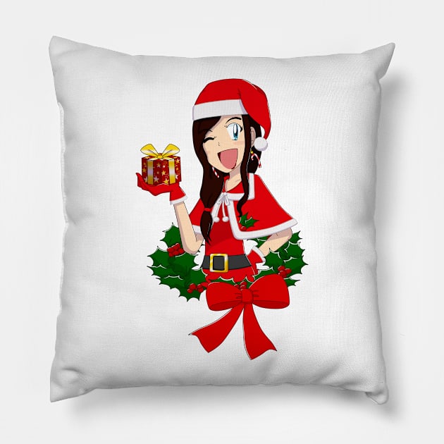 SantaChan w/ Gift Pillow by AuroraPeachy