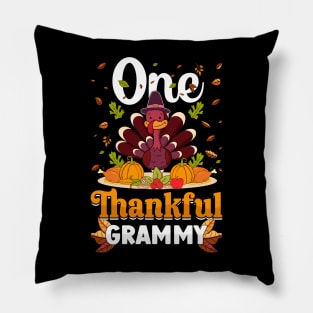 Thanksgiving day November 24 One thankful grammy Pillow