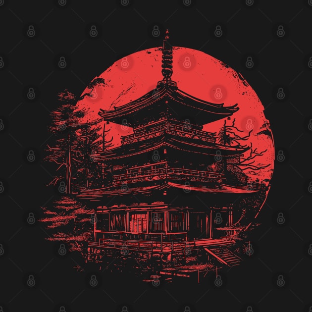 Japanese temple by Yopi