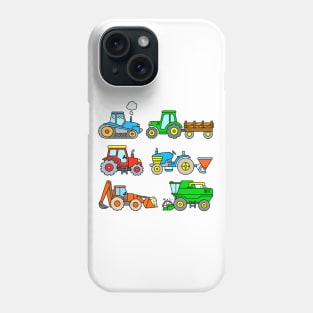 Tractors on the Farm Phone Case