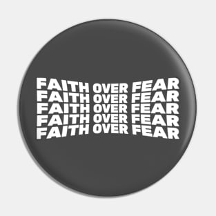 Bible Verse Psalm 56:3 "Faith Over Fear" Pin