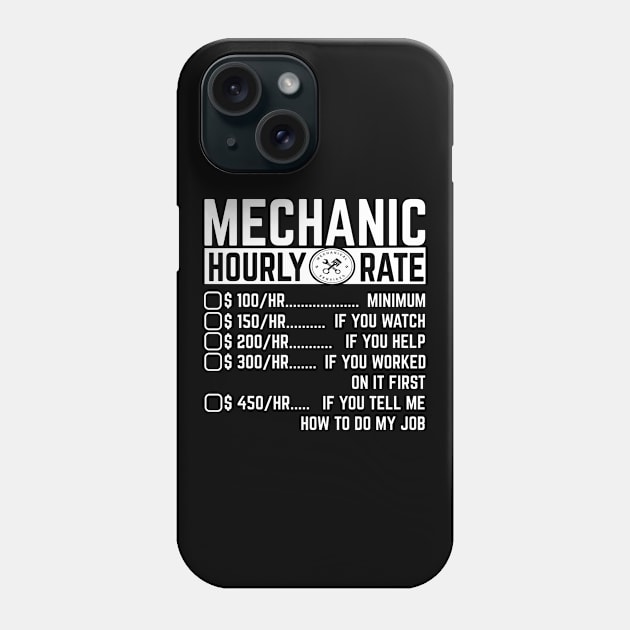 Funny Mechanic Design Perfect For all Mechanics Phone Case by TO Store