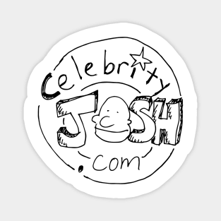 Celebrity Josh logo (black ink) Magnet