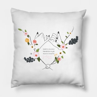 galpals & co flowers Pillow