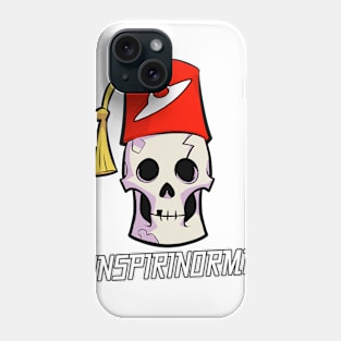 Skull w/ Fez + Conspirinormal Logo Phone Case