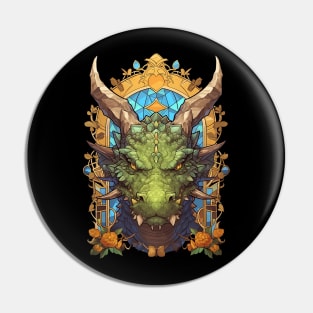 green dragon Pin