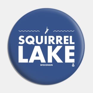 Oneida County, Vilas County, Wisconsin - Squirrel Lake Pin