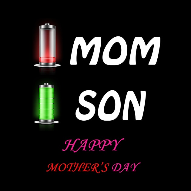 Happy mother's day mom son by Trendy_Designs