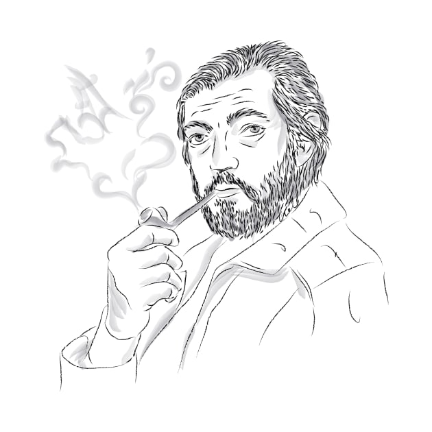 Julio Cortazar by rakelittle