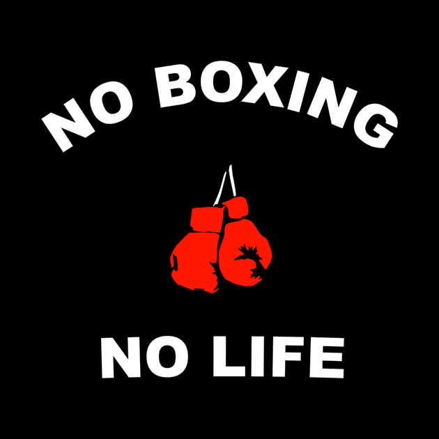 No Boxing No Life Tee by Tengelmaker