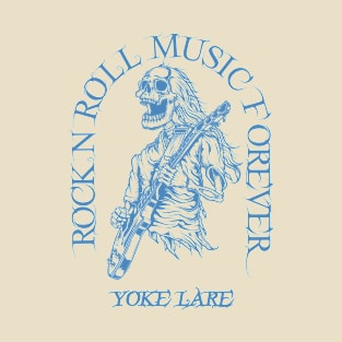 Yoke Lare // Skeleton Rock N Roll T-Shirt