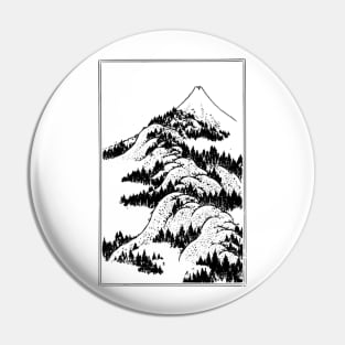 Classical Fuji vector image Pin