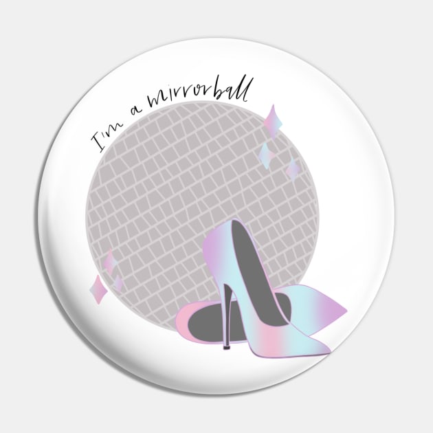 Mirrorball Pin by missannagray