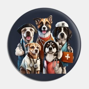 "Woof-tastic 'Trust Me I'm a Dogtor' Design" Pin