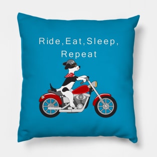 Biker Dog Pillow