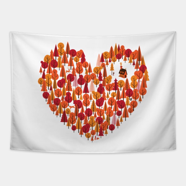 Wild at heart Tapestry by wharton