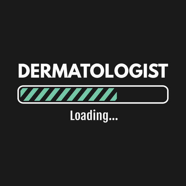 Dermatologist Loading Studying Dermatology by Tracy