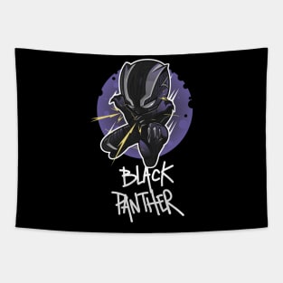 Black Panther Chibi Tapestry