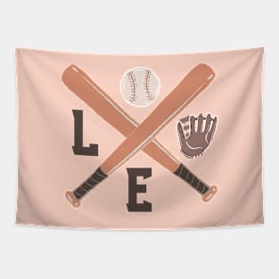 LOVE Baseball Tapestry