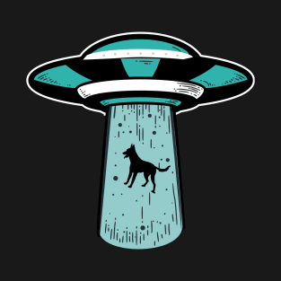 Dog Alien Abduction T-Shirt