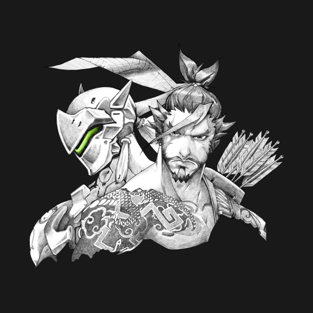 Genji & Hanzo by Danion