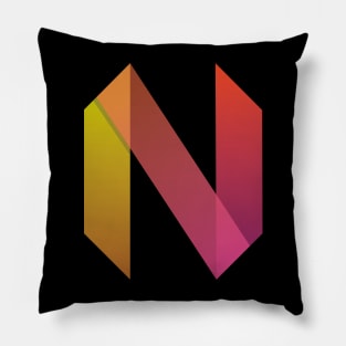 Neovim Text Editor Logo - Fire Version Pillow