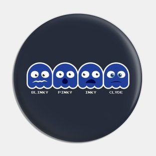 Pacman Ghosts Pin