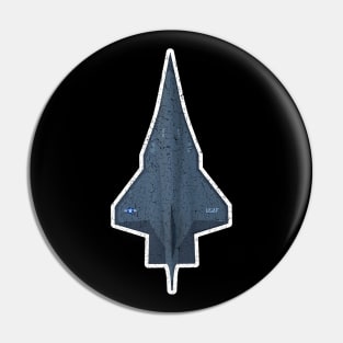 Top Gun Maverick - SR-72 - Distressed Pin