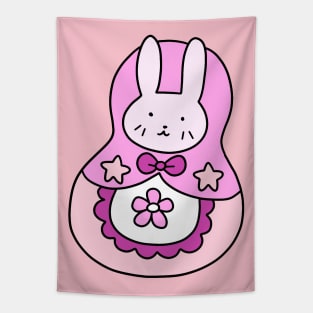 Russian Doll Bunny Tapestry