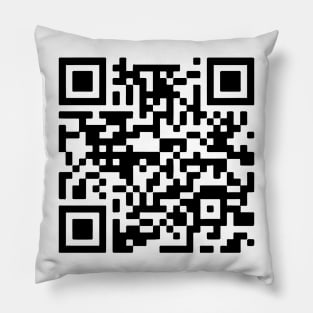 trump dancing qr code Pillow