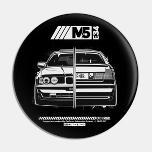 EDM - E34 M5 Black BG - CarCorner Pin