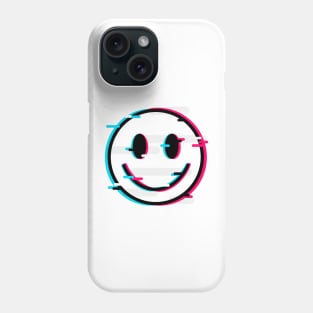 Glitch Smile Phone Case