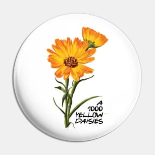 A 1000 Yellow Daisies - White - Gilmore Pin