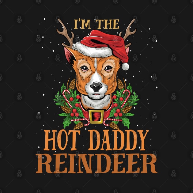 Im The Hot Daddy Reindeer Christmas Funny Pajamas Funny Christmas Gift by intelus