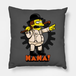 Funny Vintage Retro Movie Droogs Cartoon Meme Pillow