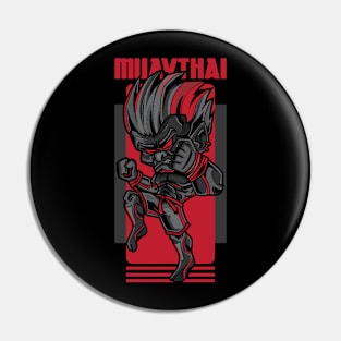 Muay Thai Warrior Pin