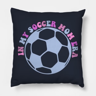 Retro Senior Soccer Mom Life Football - In My Soccer Mom Era (2 side) Pillow