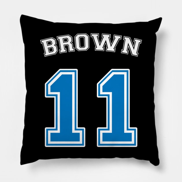 AJ Brown Titans Pillow by Cabello's