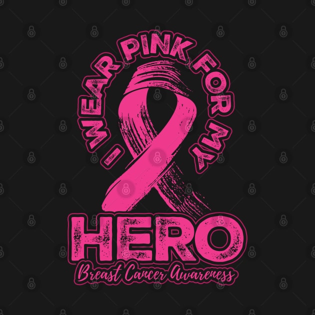 I wear pink for my Hero by aneisha