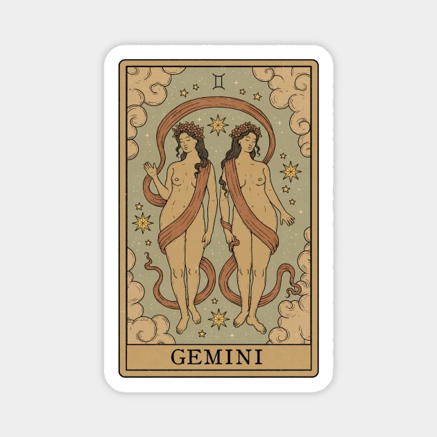 Gemini Card Magnet by thiagocorrea