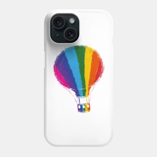 Lgbt pride flag freedom air-balloon love is love Phone Case