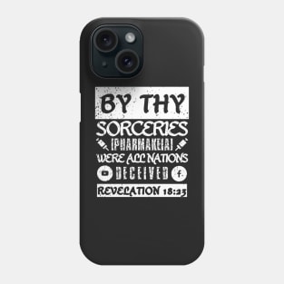 Revelation 18:23 Sorceries Pharmakeia Grunge Aesthetic Phone Case