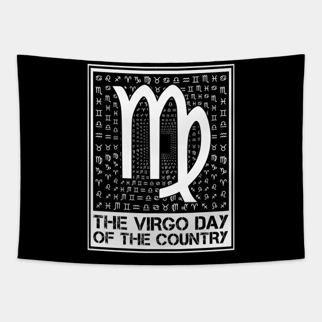THE VIRGO DAY OF THE COUNTRY Tapestry by Little & Colour Craft