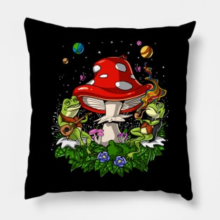 Psychedelic Bufo Alvarius Toads Pillow