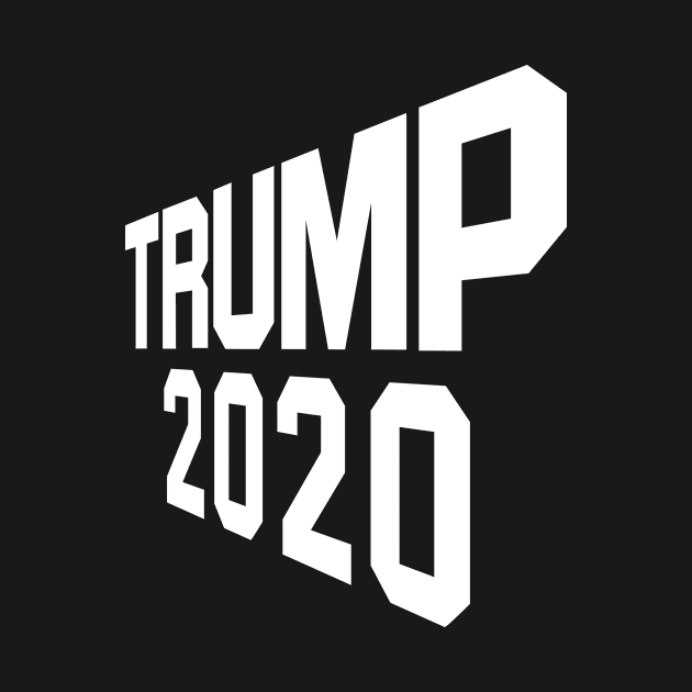 Trump 2020 Funny Perspective Text Presidential Campaign Gift by Designtigrate