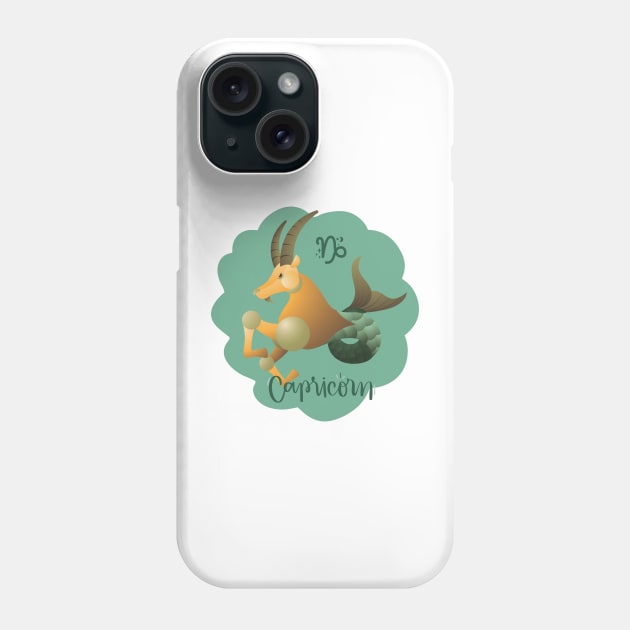 Capricorn: Climb the mountain, reach for the stars. Phone Case by Heartfeltarts