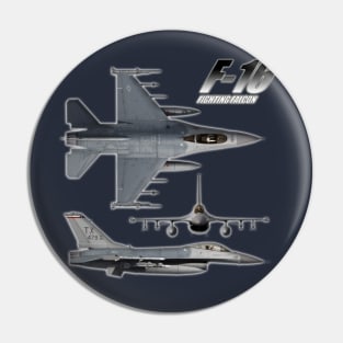 F-16 Fighting Falcon Pin