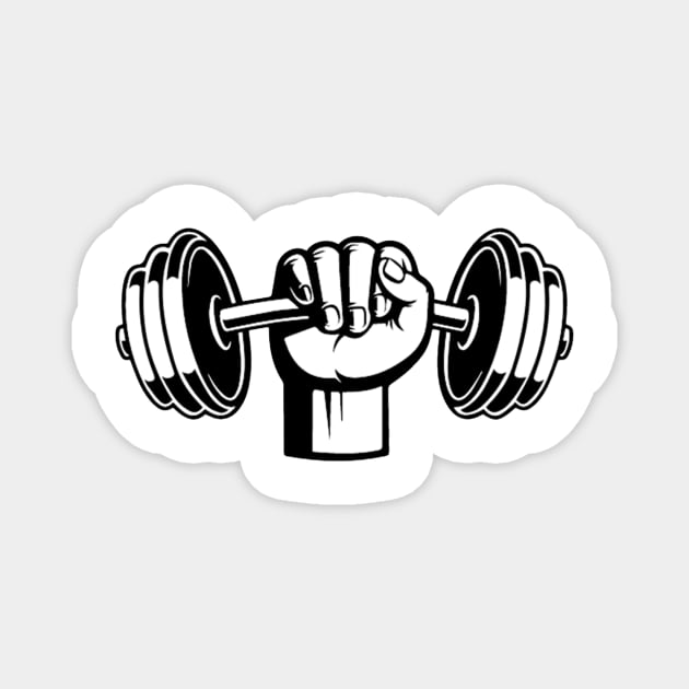 Fitness Gym Magnet by Futee Merch